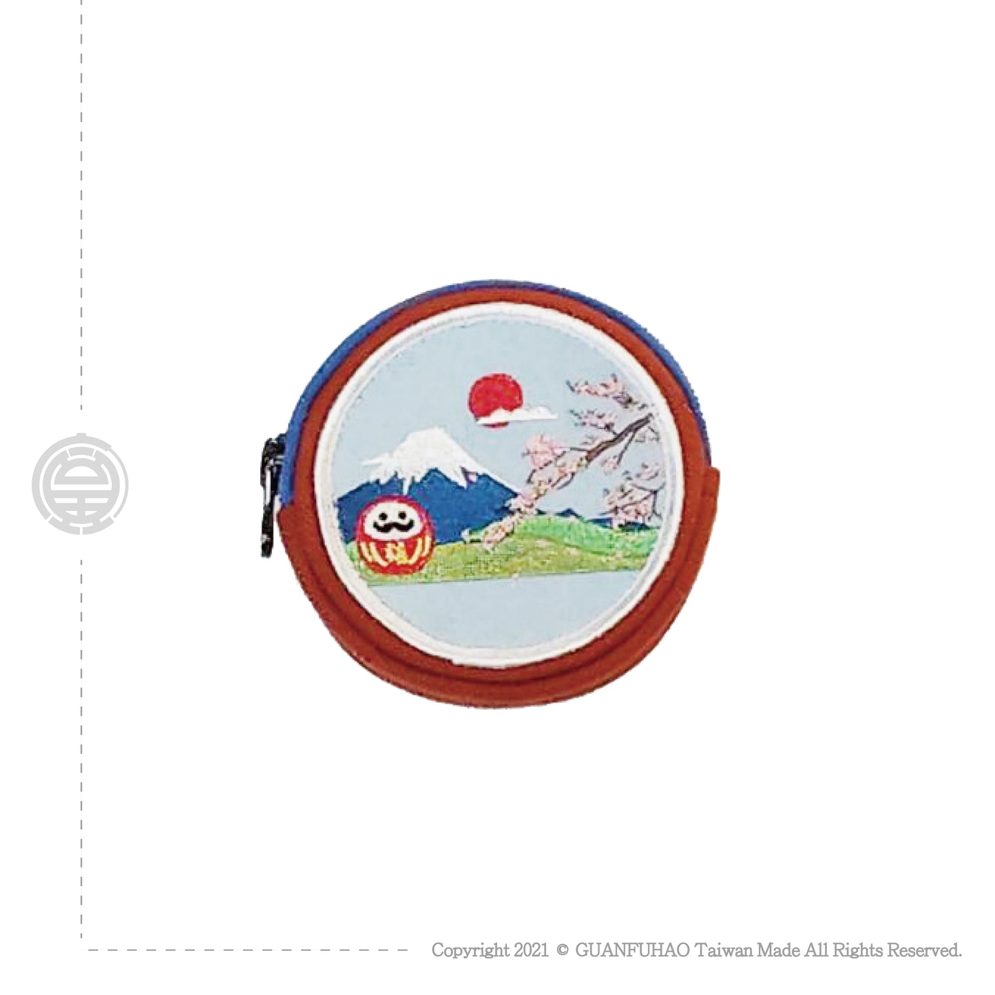 日景圖小福神圓形零錢包