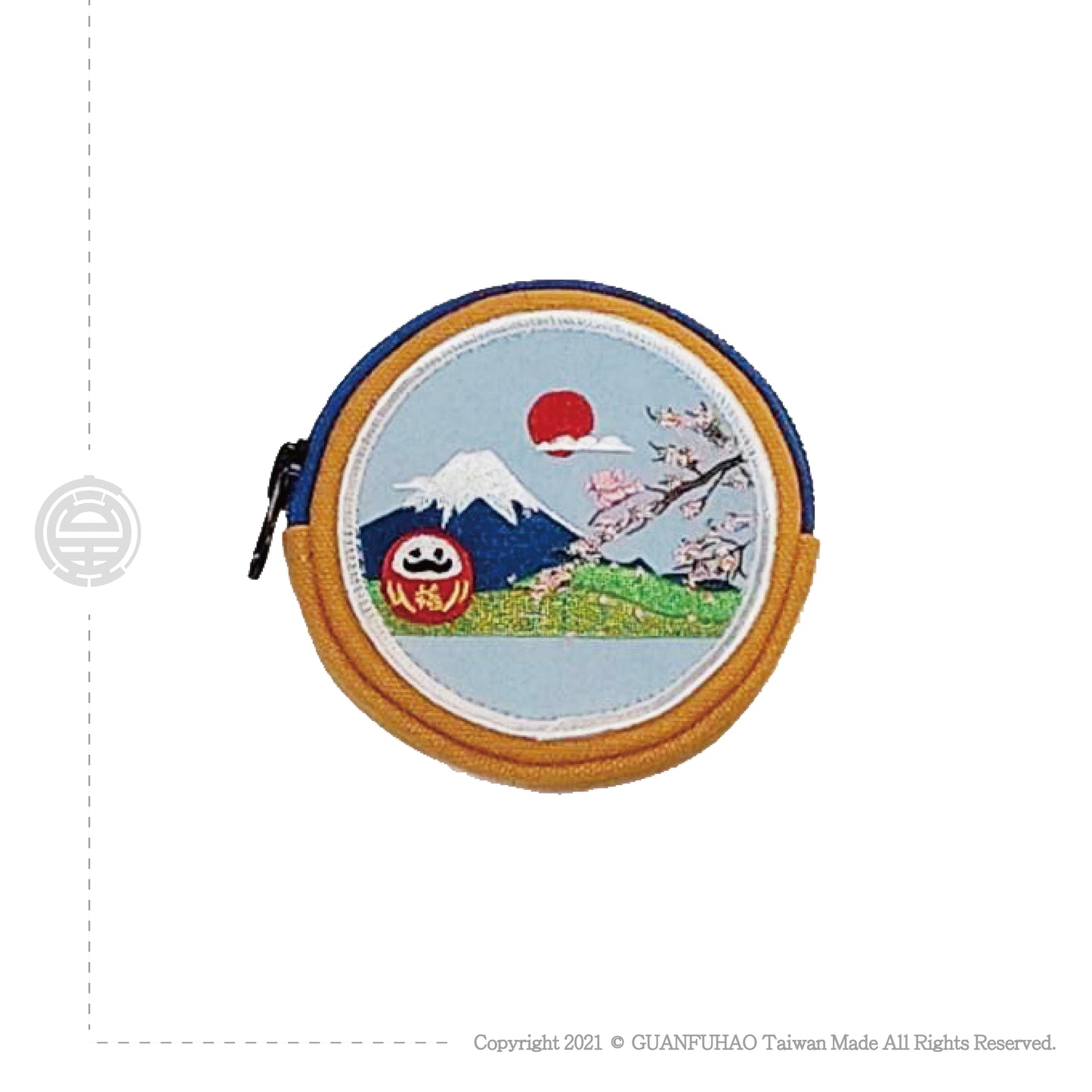 日景圖小福神圓形零錢包