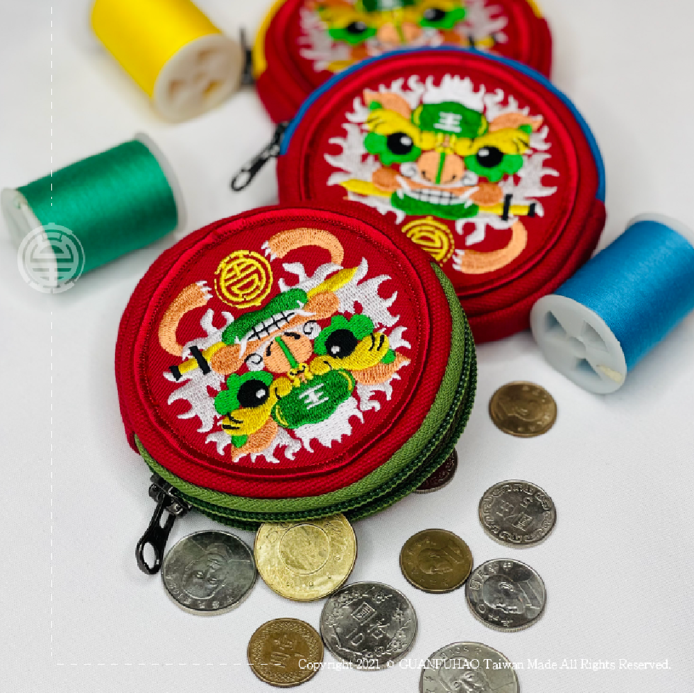 台南必買 經典限定 祈福招財劍獅圓錢包 人氣伴手禮
