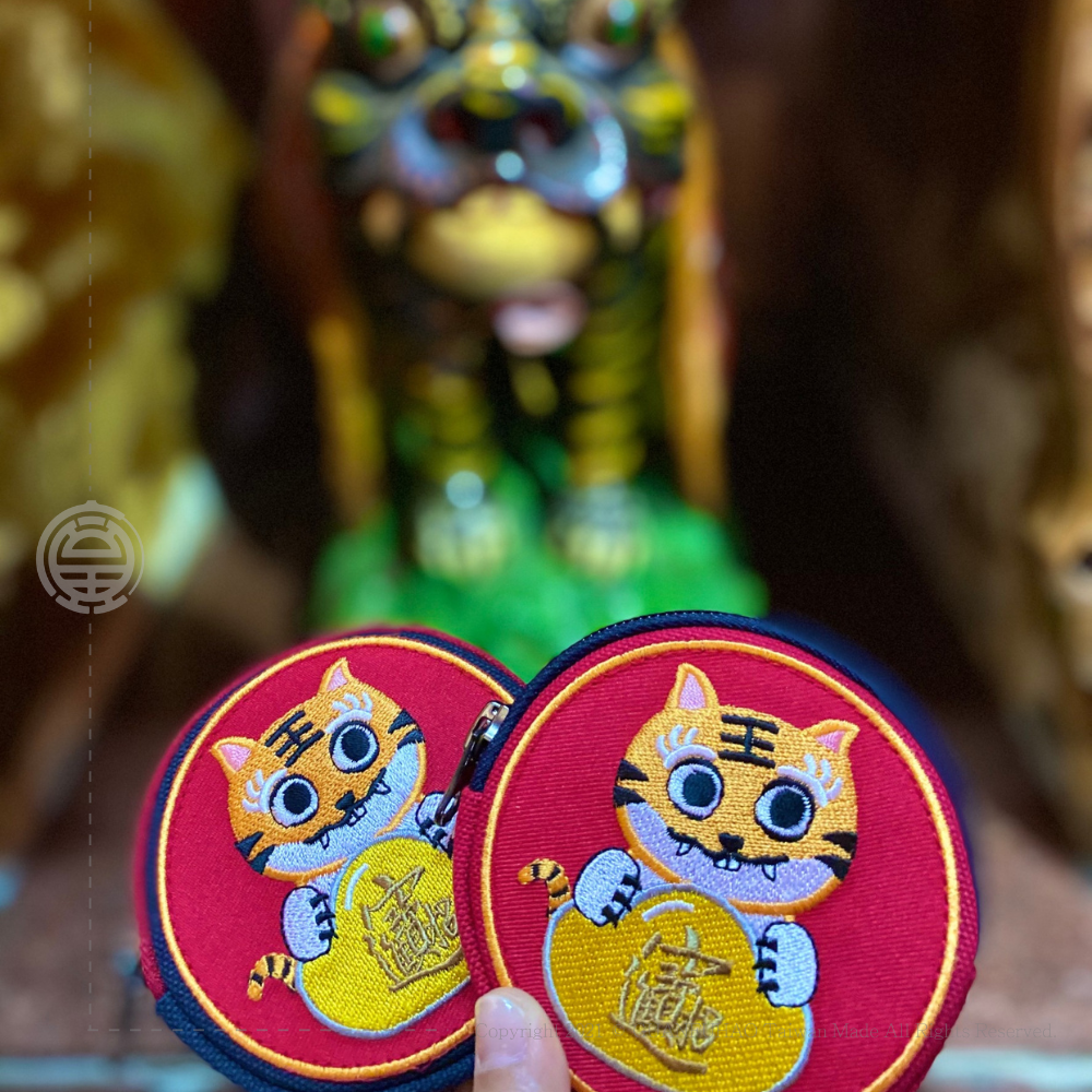 人氣伴手禮 虎爺(HoYa:台語的有錢)圓錢包 祈福招財保平安首選