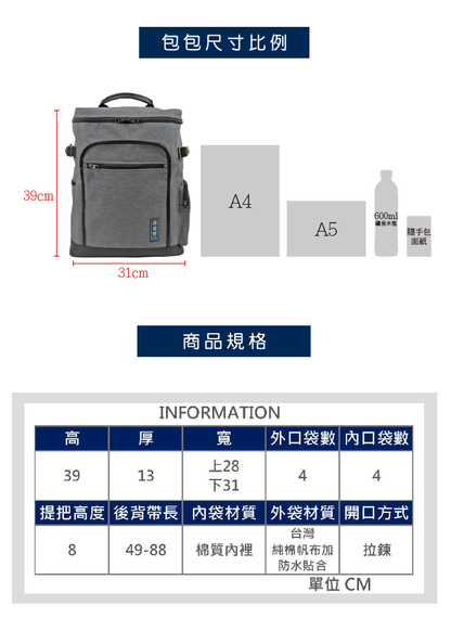Yuppie後背包