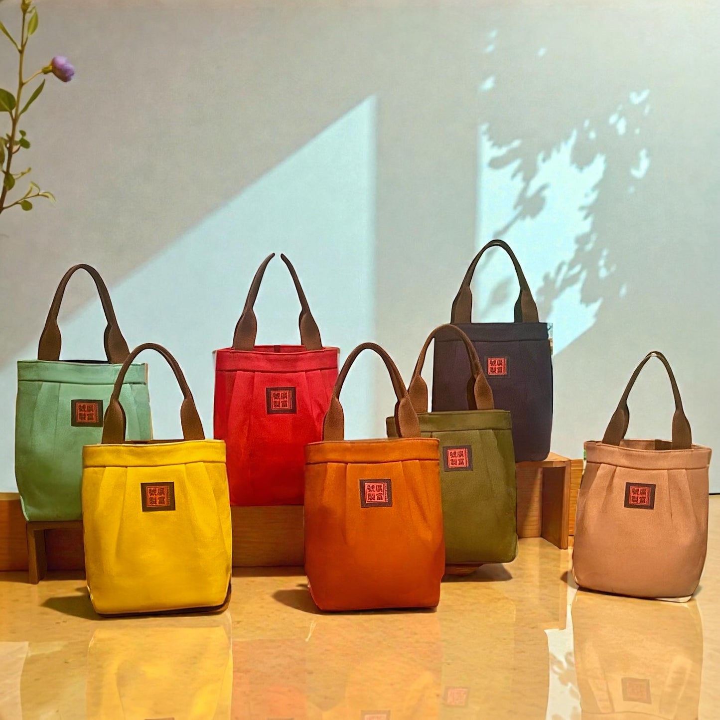 預購款～超人氣圓筒手提包/送禮首選/帆布小提包 帆布包（現至1/20下單預購且完成付款即確認收單，1月中排單上線製作，2/12陸續出貨）