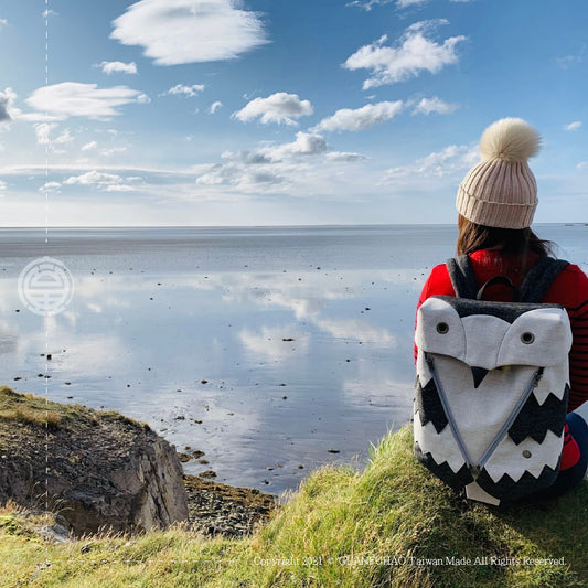 預購款～立體雪鴞「貓頭鷹」後背包 -拼接PP紗材質)現至2/27前下單且付款完成即確認收單，月初上線排單製作，預計3/28完成陸續寄出。