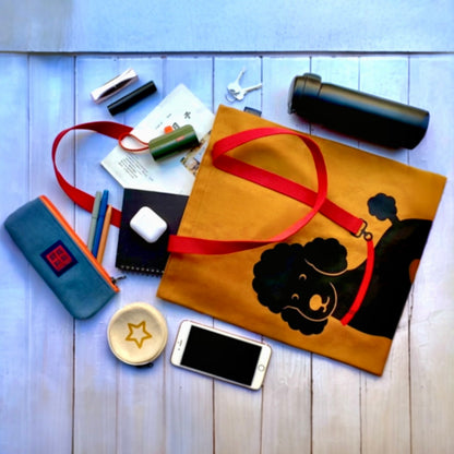 新（犬系）牽繩購物袋 書袋 休閒袋 送禮精選