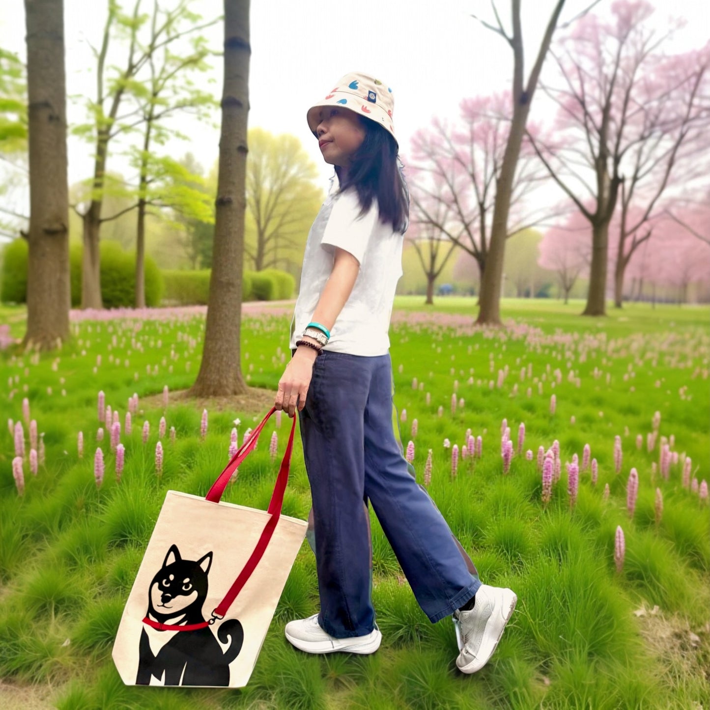 新（犬系）牽繩購物袋 書袋 休閒袋 送禮精選