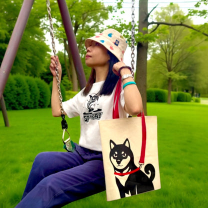 新（犬系）牽繩購物袋 書袋 休閒袋 送禮精選