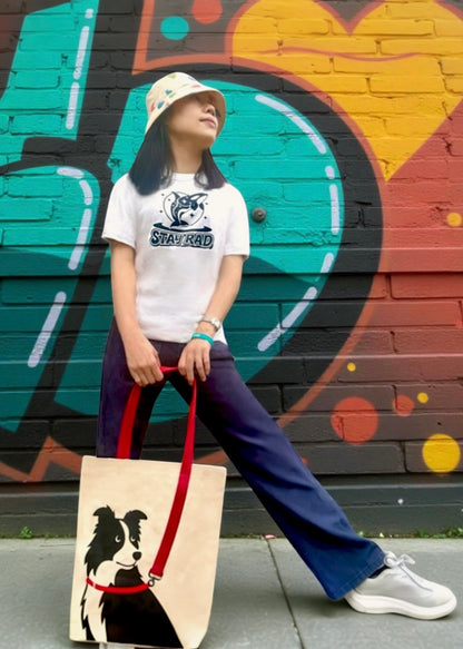 新（犬系）牽繩購物袋 書袋 休閒袋 送禮精選